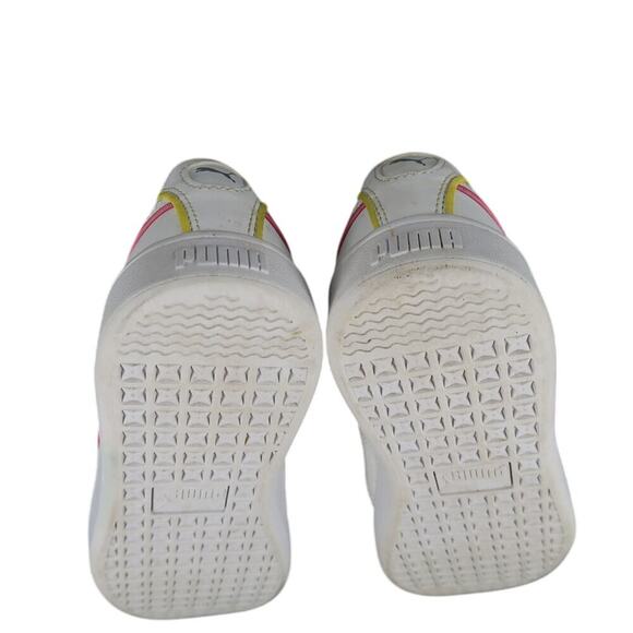 Puma Shoes Womens 8.5 Sneakers Vikky Athletic Trainers Casual Lifestyle White - Picture 9 of 12
